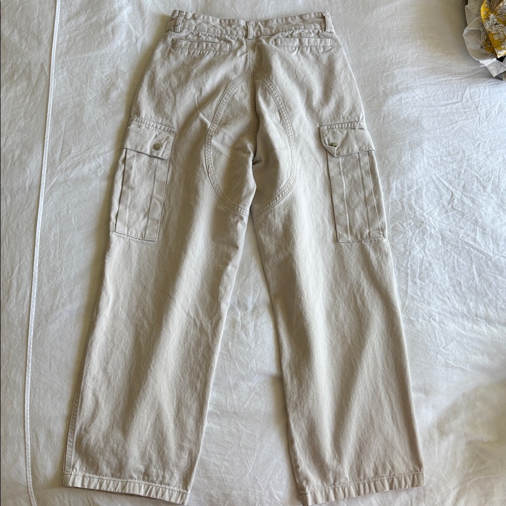 Aelfric Eden Light Beige Cargo Pants with Utility Pockets - Picture 2 of 8